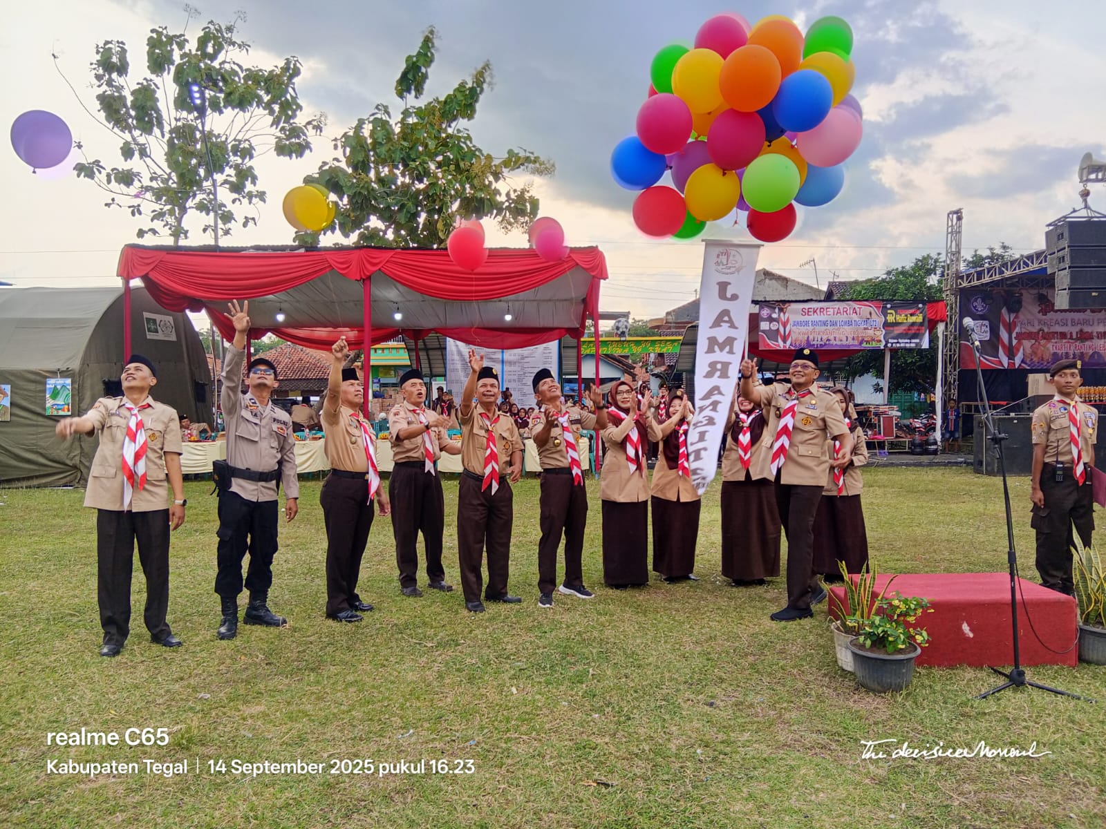 66 Pangkalan Ikuti Jambore Ranting Lebaksiu di Bumi Perkemahan Dukuhdamu