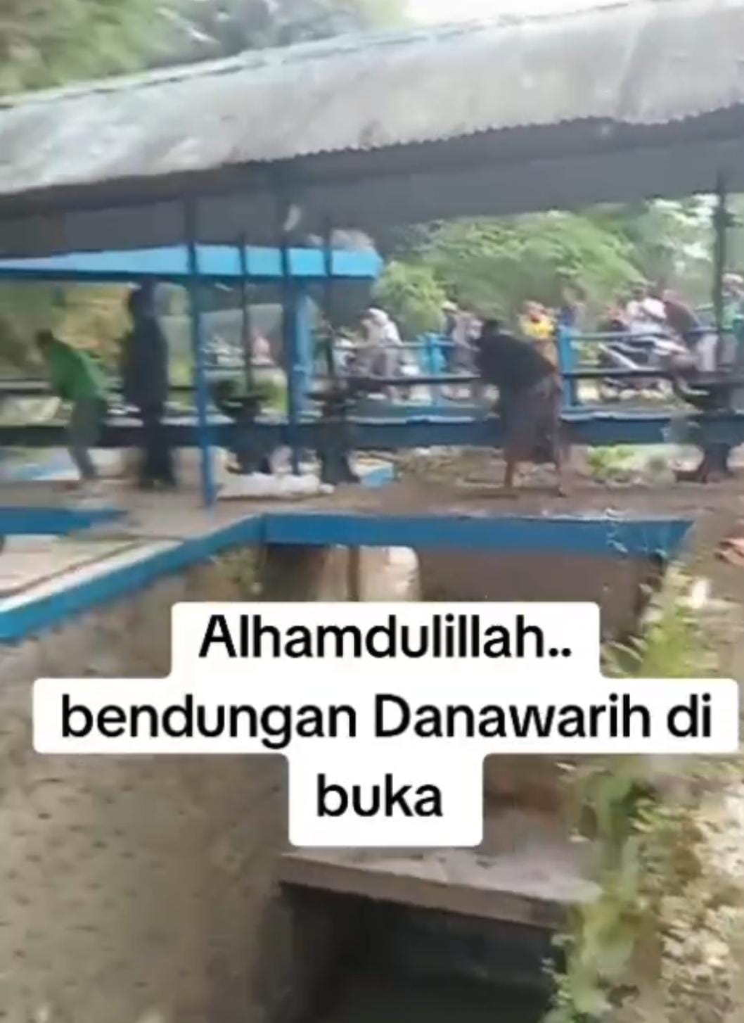 Bendungan Danawarih Dibuka Kembali, Warga Gembira Sambut Aliran Air untuk Sawah dan Kebutuhan Hidup