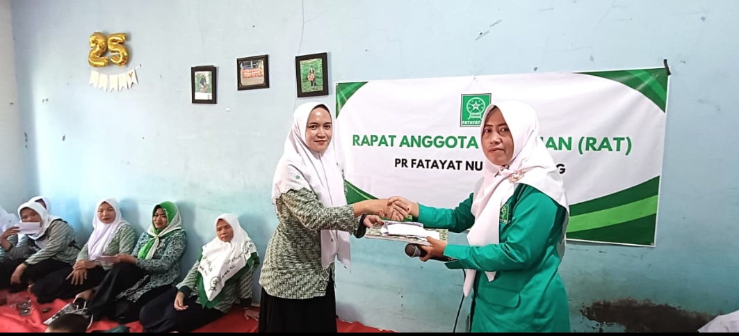 Nur Khakimah Pimpin Ranting Fatayat NU Kalimiring Desa Yamansari, Lanjutkan Estafet Kepemimpinan Periode 2025–2029