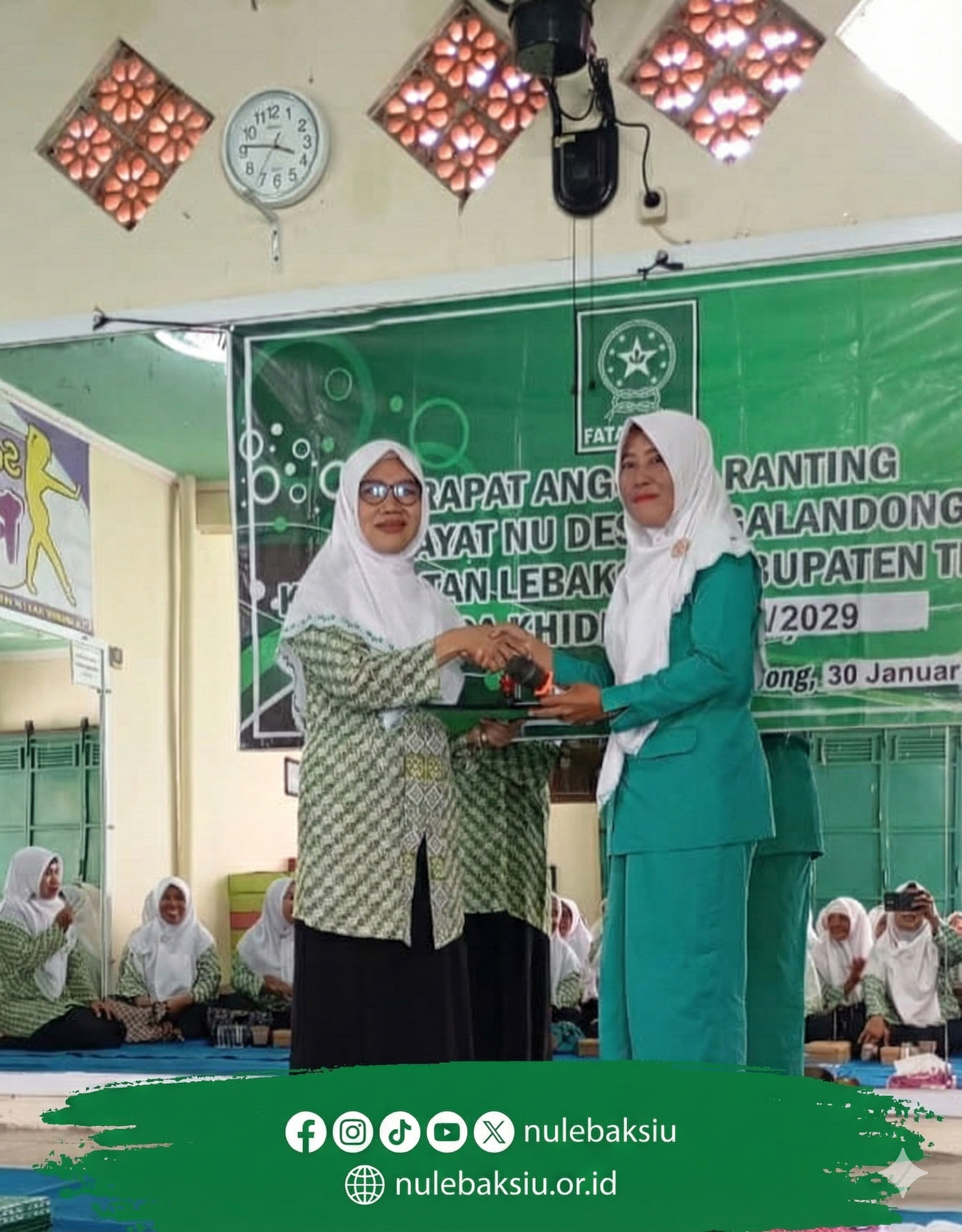 Selamat dan Sukses atas Terpilihnya Ketua Baru PR Fatayat NU Tegalandong Masa Khidmah 2026–2030