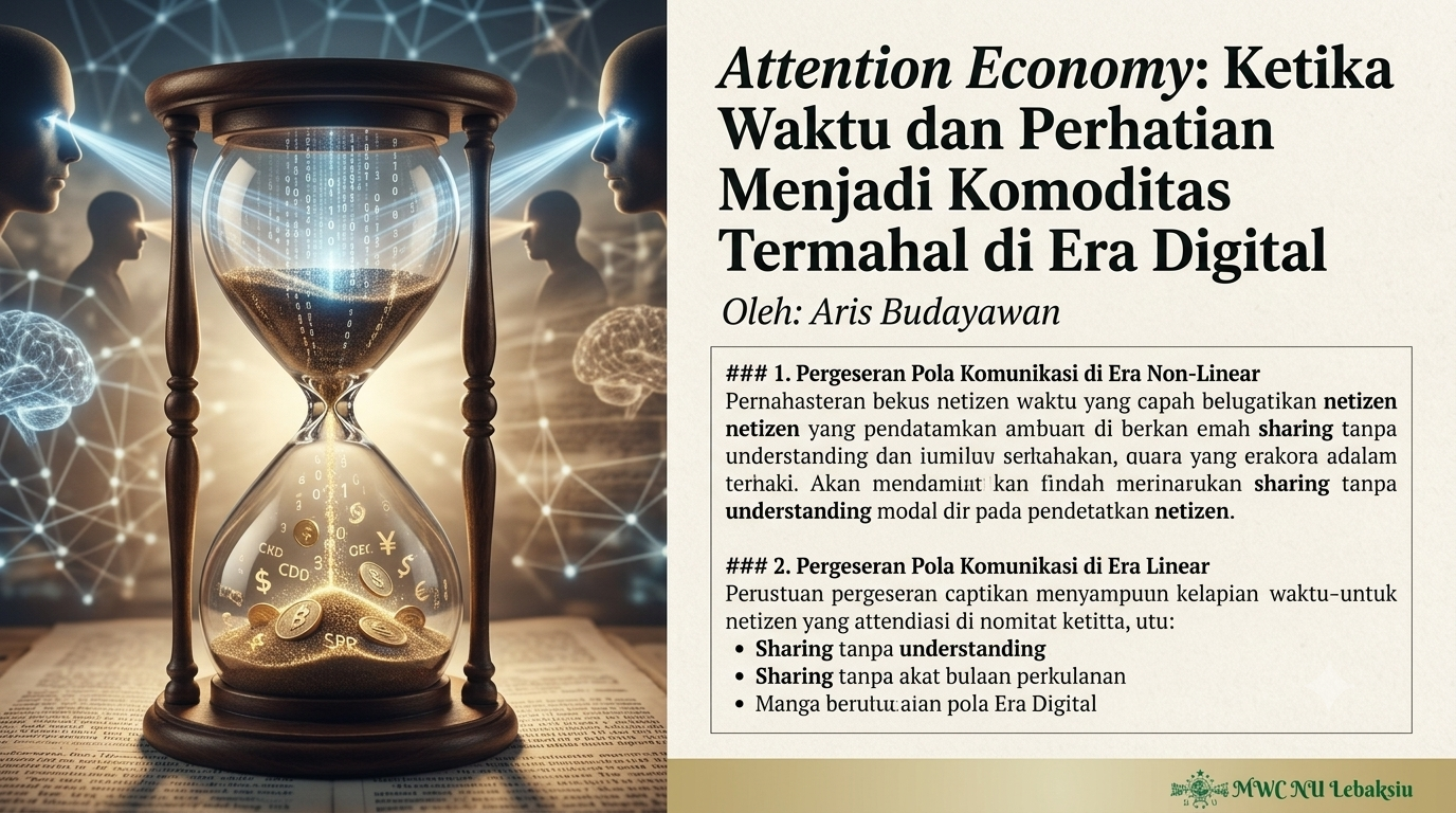 Ketika Waktu dan Perhatian Menjadi komoditas Termahal di Era Digital