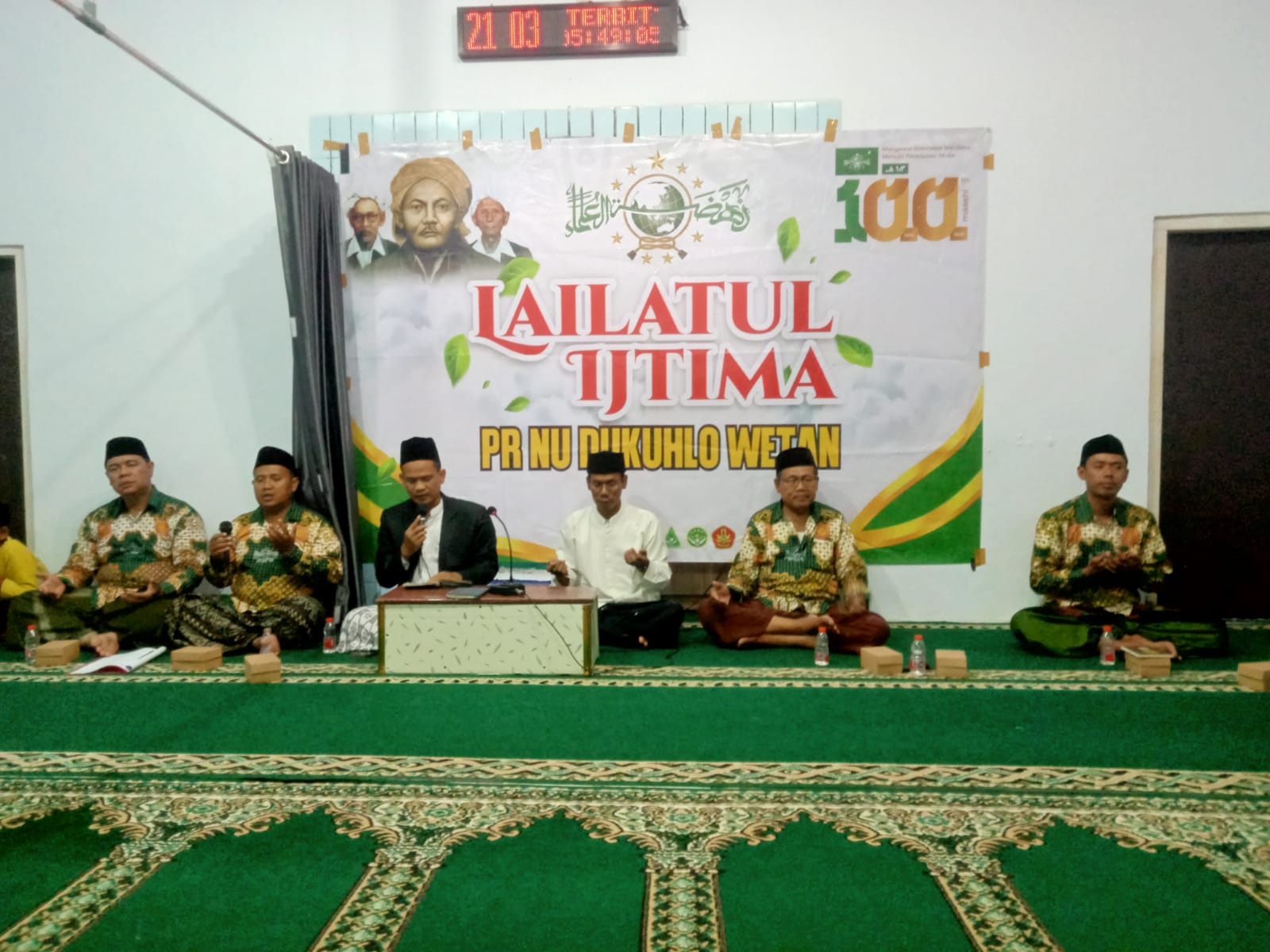 PR NU Dukuhlo Wetan Gelar Lailatul Ijtima untuk mempererat silaturrahmi dan menguatkan Jam’iyyah