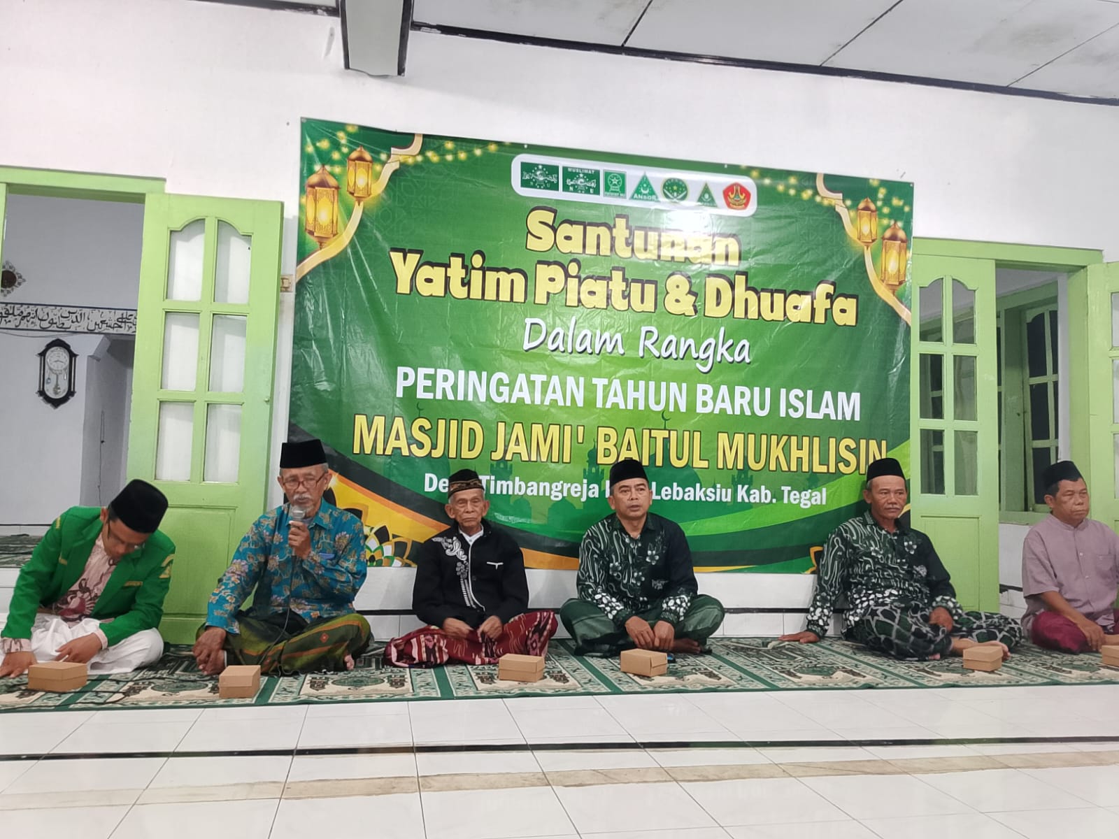 Semarak Tahun Baru Islam, PRNU Timbangreja Wetan Gelar Santunan Anak Yatim dan Dhuafa