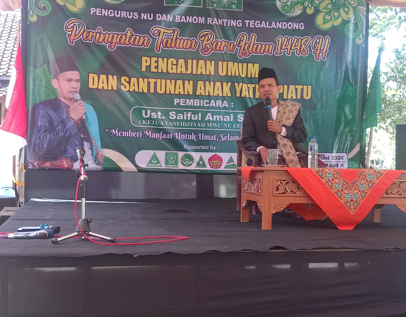 PRNU Tegalandong Gelar Peringatan Tahun Baru Islam 1448 H dan Santunan Yatim Piatu