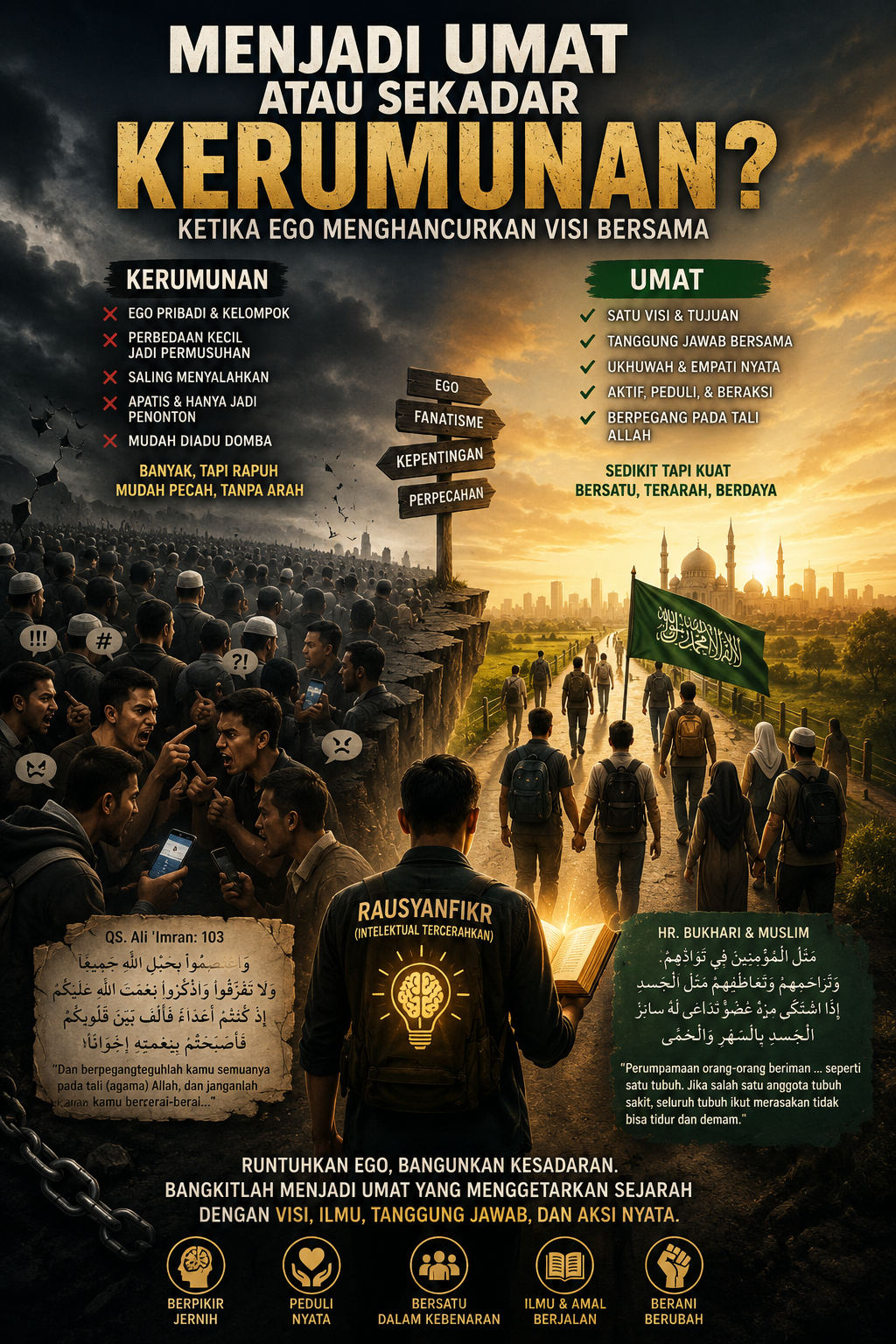 Menjadi Umat atau sekedar Kerumunan