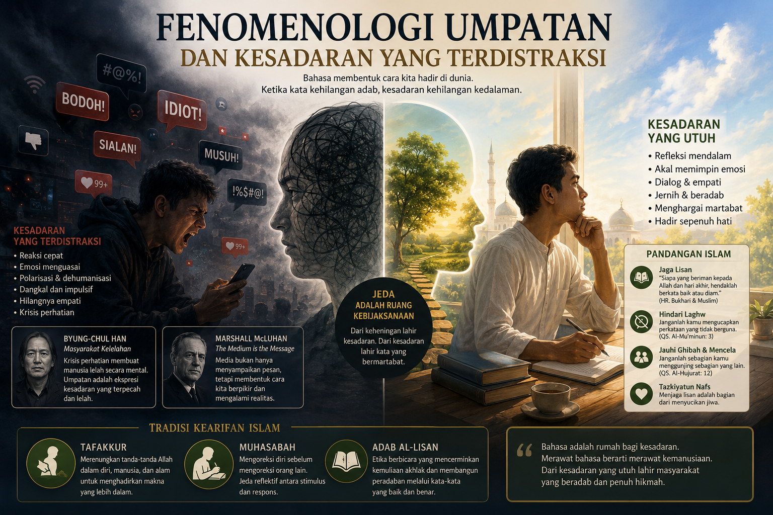 Fenomenologi Umpatan dan Kesadaran yang Terdistraksi Ketika Bahasa Kehilangan Makna, Manusia Kehilangan Kehadirannya