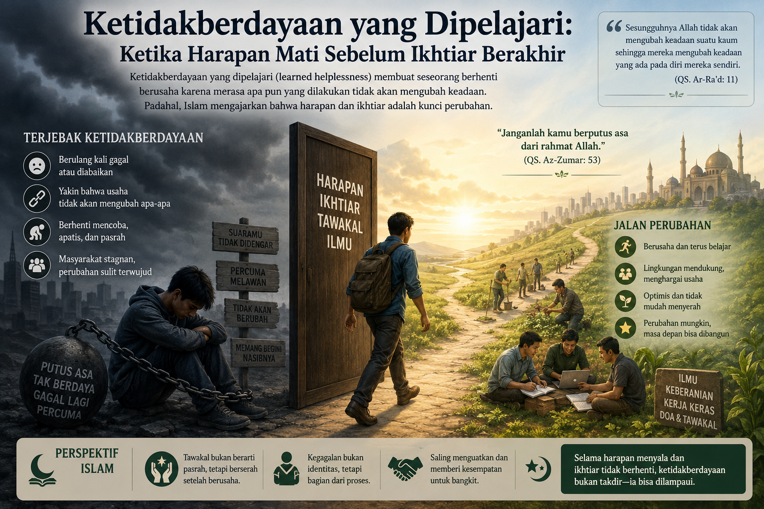 Ketidakberdayaan yang Dipelajari: Ketika Harapan Mati Sebelum Ikhtiar Berakhir