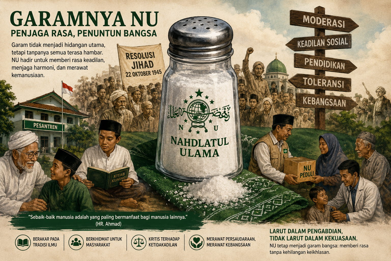 Garamnya NU: Menjadi Penjaga Rasa di Tengah Kegaduhan Zaman