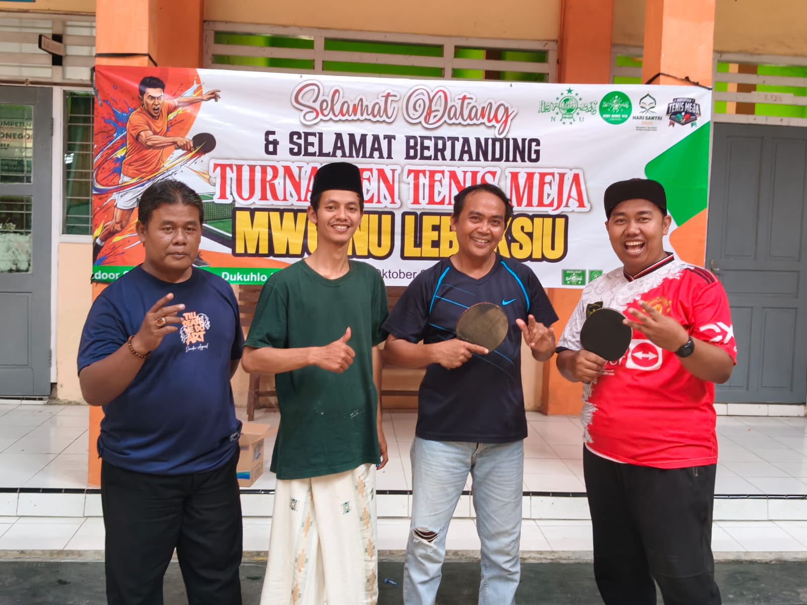 Semarak HSN 2026, PRNU Lebaksiu Lor Raih Juara I Lomba Tenis Meja MWC NU Lebaksiu