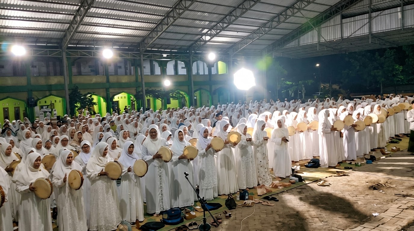 MWCNU Lebaksiu Gelar Parade 1.000 Hadroh Meriahkan Hari Santri Nasional 2026
